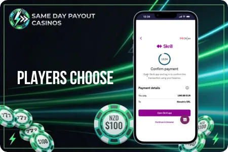 New Zealands Choose Skrill