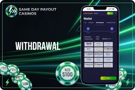 Withdrawal with Skrill